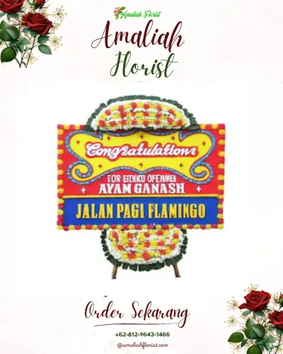 Bunga Papan Congratulation di Bululawang